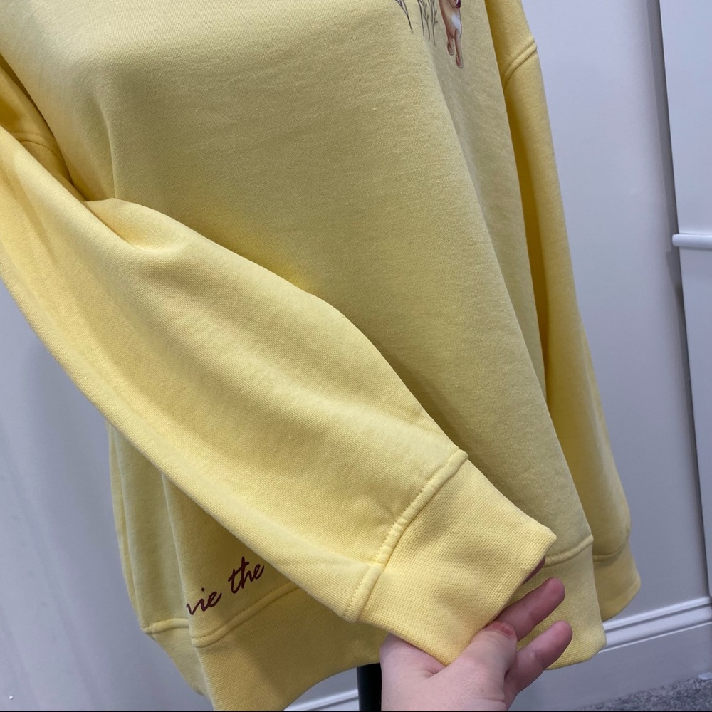 Disney Winnie the Pooh Sweatshirt Top Crewneck Long Sleeve Shirt Soft Fleece - Picture 12 of 13